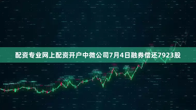 配资专业网上配资开户中微公司7月4日融券偿还7923股