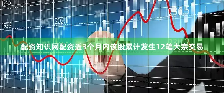 配资知识网配资近3个月内该股累计发生12笔大宗交易