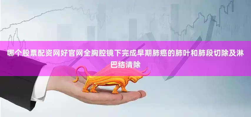 哪个股票配资网好官网全胸腔镜下完成早期肺癌的肺叶和肺段切除及淋巴结清除